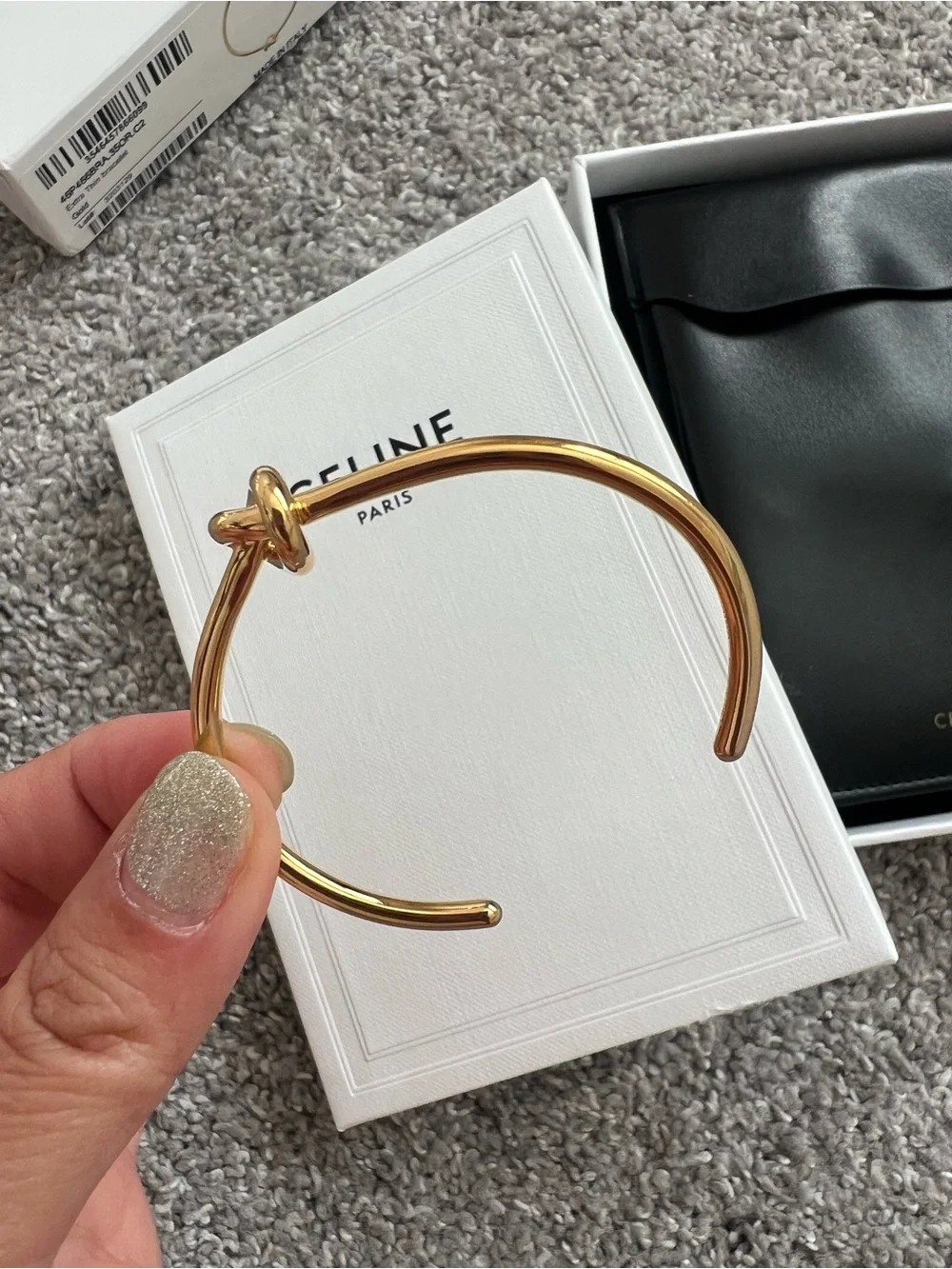 Authentic Celine Knot Extra-Thin Bracelet NWT